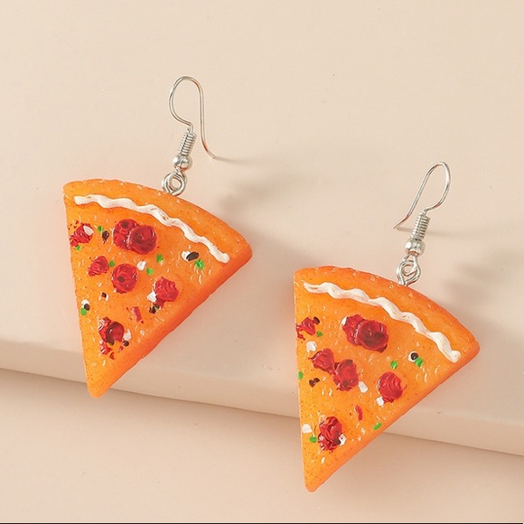 Jewelry Delicious Piece Of Pizza Earrings Poshmark